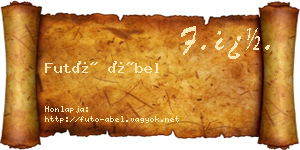 Futó Ábel névjegykártya